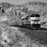 Arizona Train BW