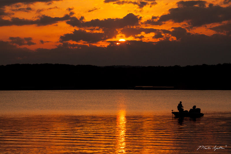 Sunset On Table Rock Lake